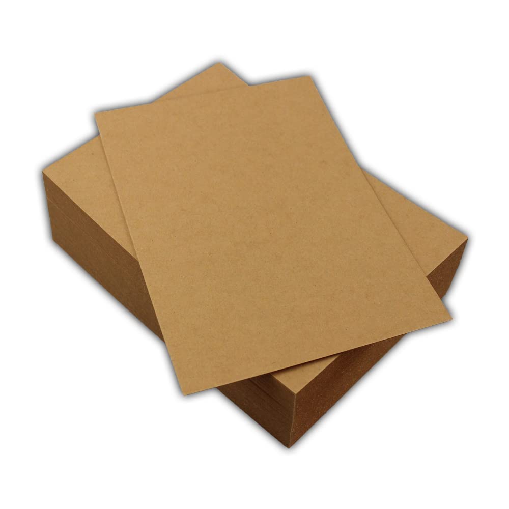 EcoSwift 8.5x11 Inch Chipboard Sheets - 50 Pack Heavy Duty Cardboard for Scrapbooking, Crafts, Packaging & Shipping - Perfect for DIY Projects, Photo Albums, Gift Boxes & Mailers (8.5 x 11 Inches)