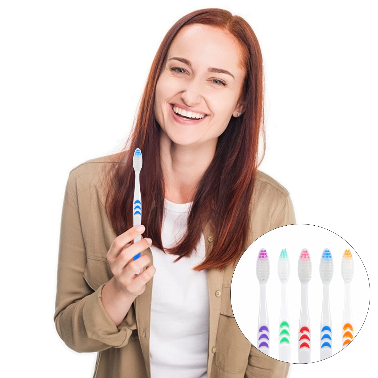 30 Pack Disposable Toothbrushes - Soft Bristle Travel Toothbrushes for Oral Hygiene, Hotel & Camping Essentials - Perfect for Travel, Camping, Emergency Kits & On-the-Go Dental Care