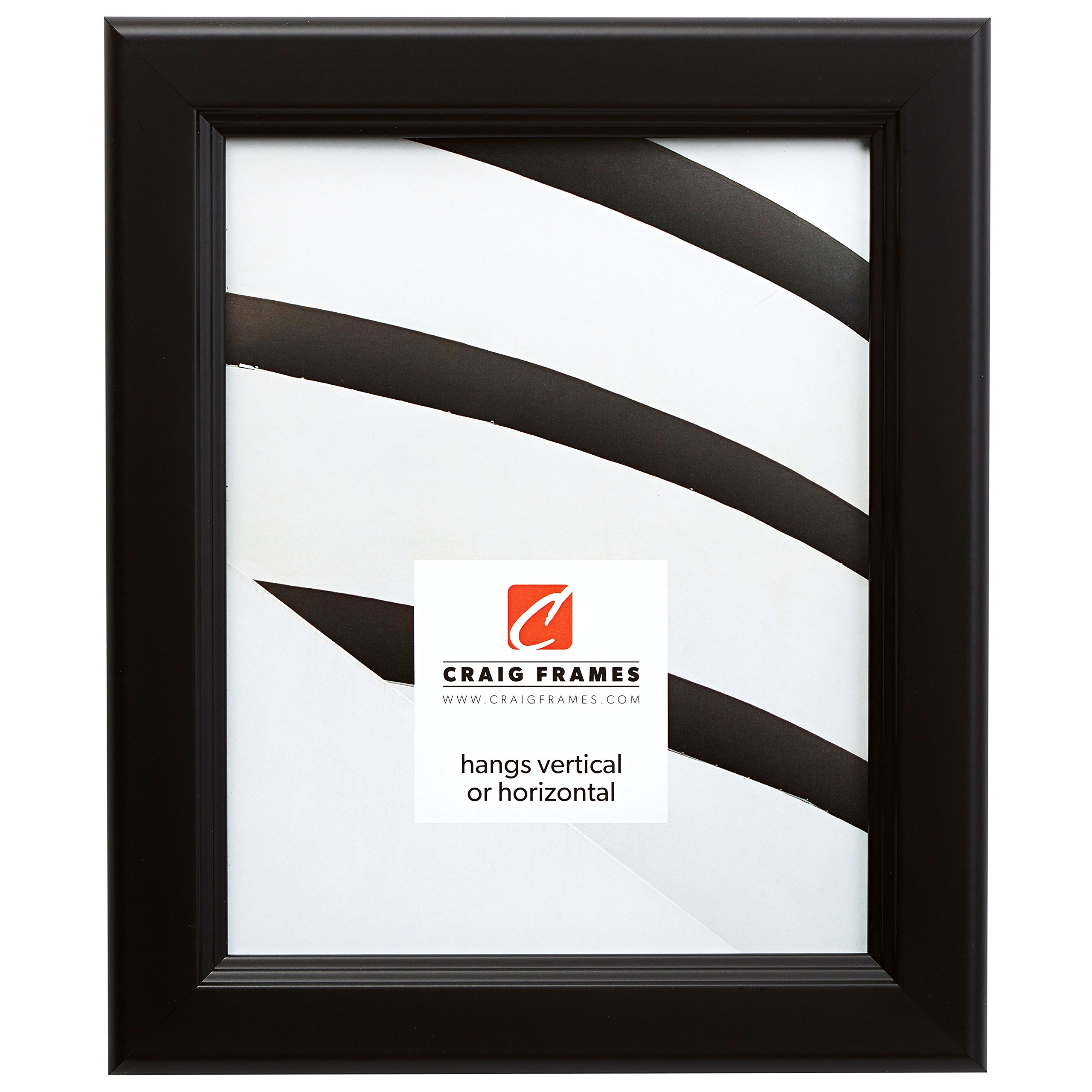 12x18 Black Satin Mica Picture Frame - Wall & Tabletop Display