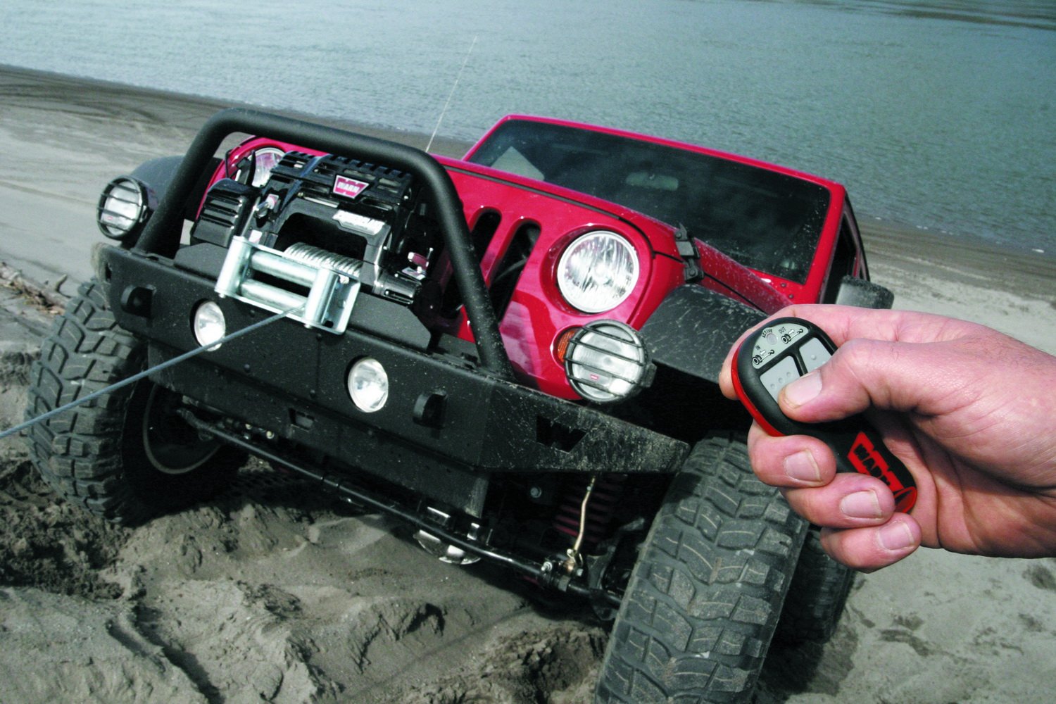 WARN 90287 Wireless Winch Remote Control System - 5-Wire Electrical Accessory for Truck & SUV Winches | Off-Road Recovery, Towing & Heavy-Duty Use