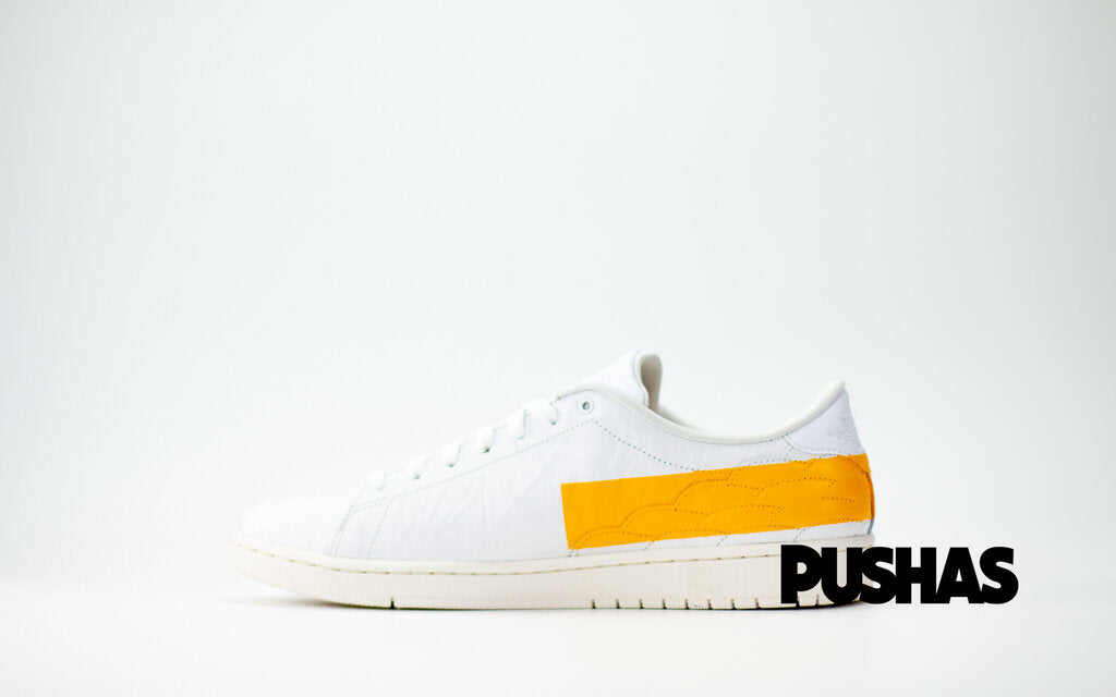 Air Jordan 1 Centre Court 'University Gold' Basketball Shoes - Retro High Top Sneakers for Men & Women - Perfect for Streetwear, Basketball Games & Casual Fashion