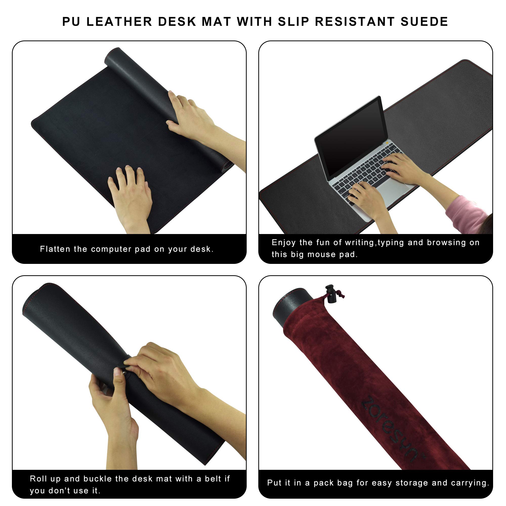 Premium PU Leather Desk Pad 55.1