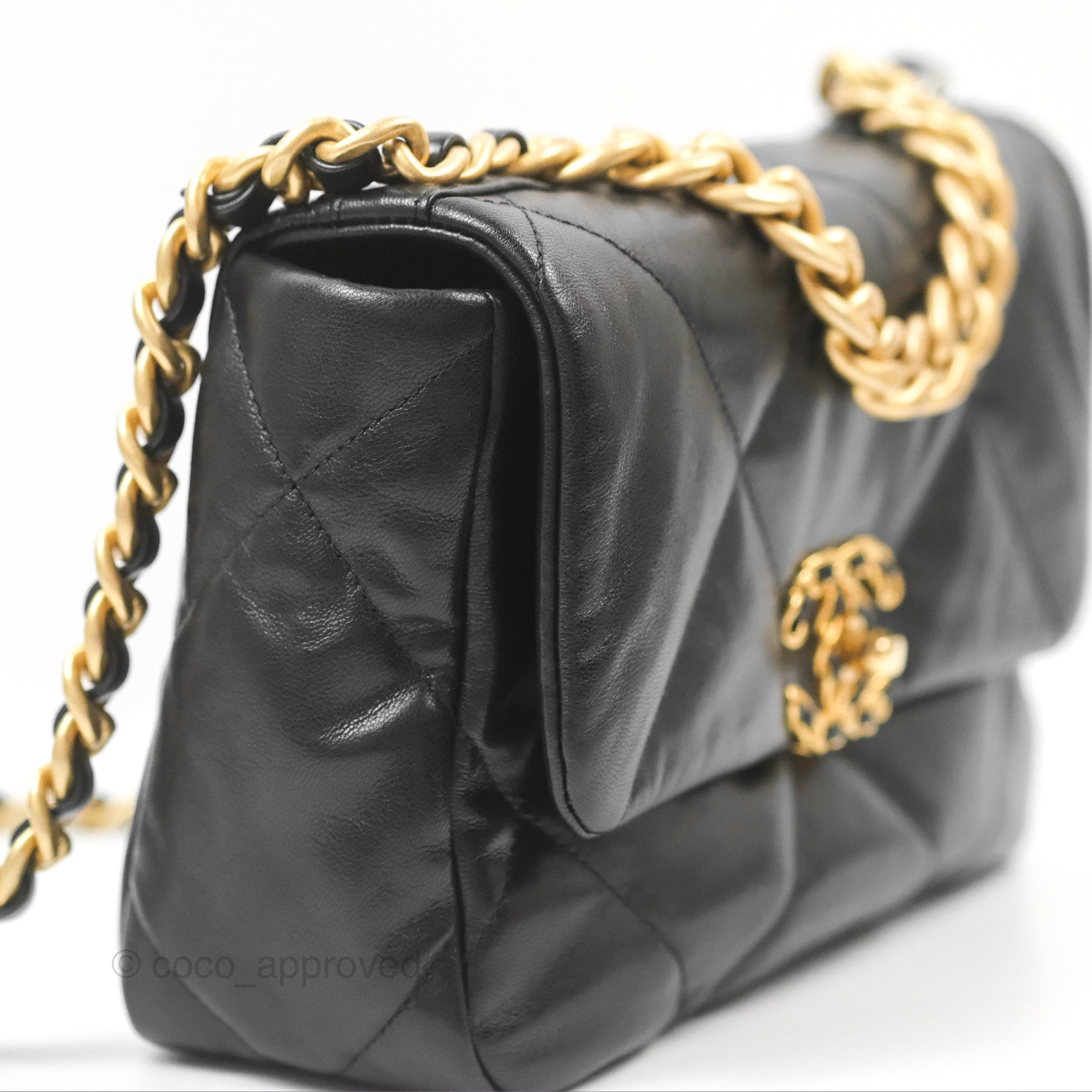 Chanel 19 Small Handbag Black Mixed Hardware - Luxury Designer Shoulder Bag for Women, Perfect for Date Night & Evening Events