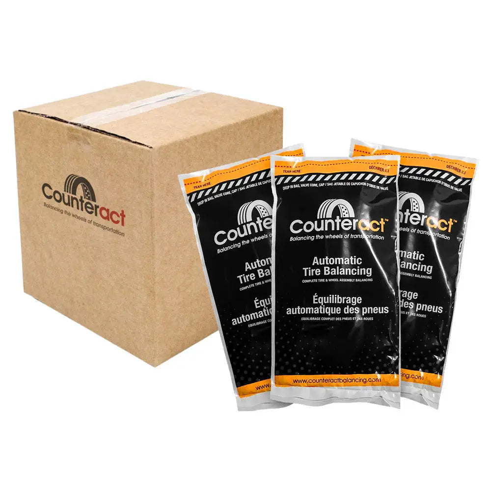 Counteract Tire Balancing Beads for Trucks & Trailers - Eliminate Wheel Vibration, Improve Fuel Efficiency (Case of 12) - Perfect for Off-Roading, RV & Heavy-Duty Vehicles