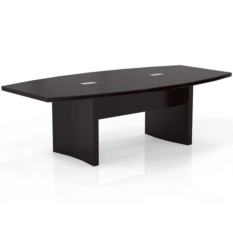Safco Mayline Aberdeen 8-Foot Conference Table - Boat Shape for Office Meetings & Collaborative Workspaces [ACTB8] - Perfect for Boardrooms, Team Meetings & Professional Office Settings