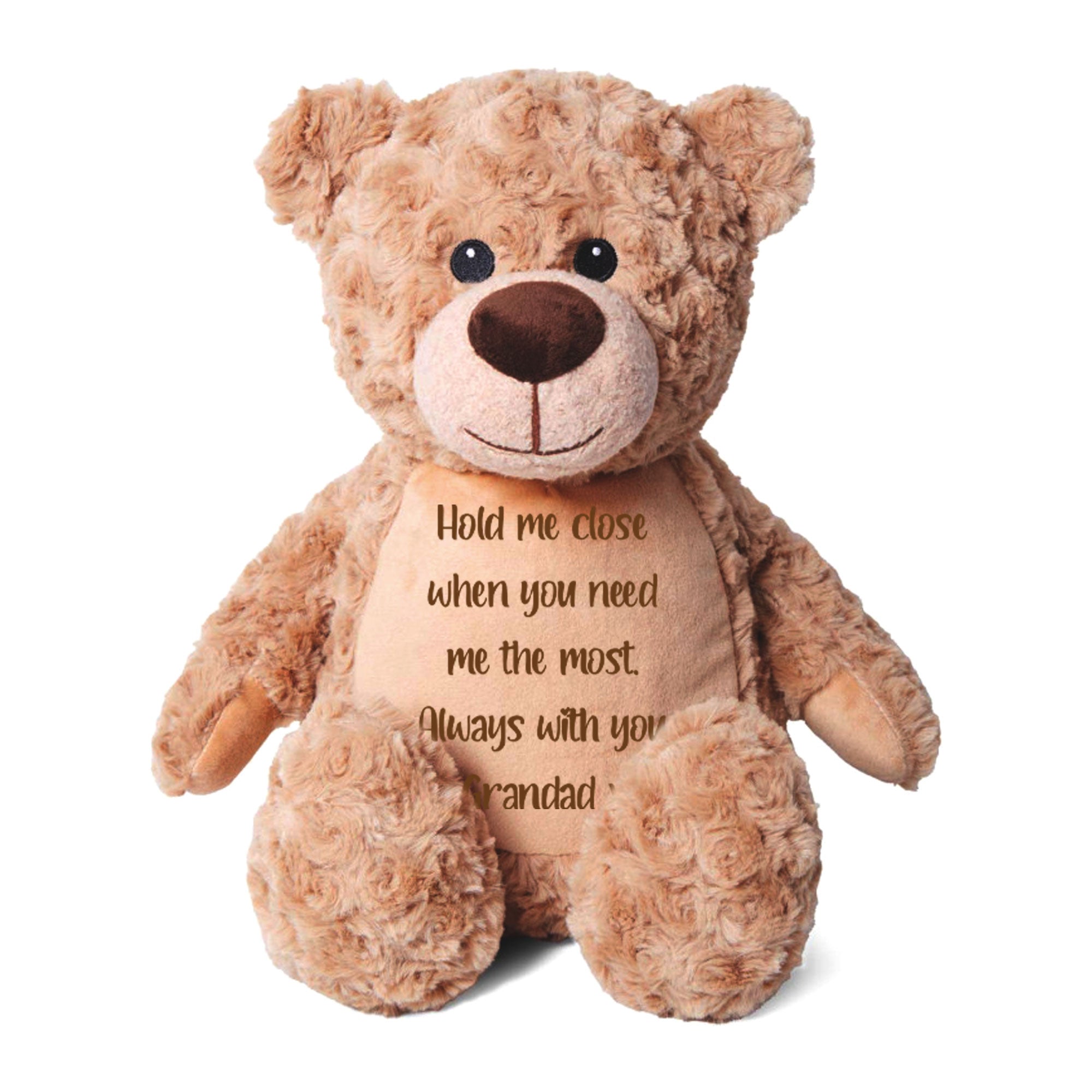Custom Voice Recording Teddy Bear - Light Brown | Personalized Gift for Kids, Valentine's Day & Special Occasions