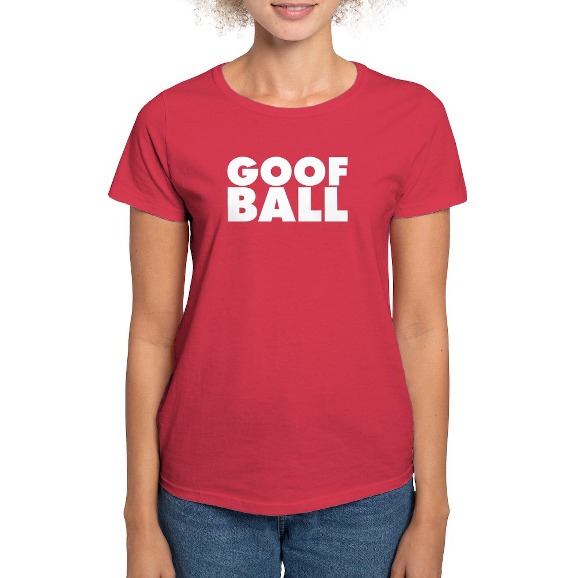 Goofball Women's Dark Cotton T-Shirt - Comfortable & Stylish Casual Tee for Everyday Wear | Perfect for Outings, Lounge, and Gifts