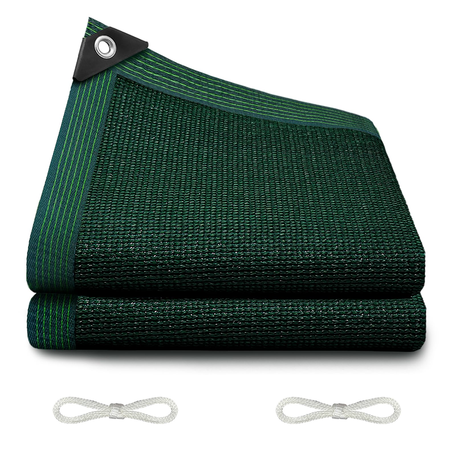 90% Blackish Green Shade Cloth - 3.3x6.5FT UV Resistant Garden Sun Shade Net with Reinforced Grommets | Durable Mesh Tarp for Greenhouse, Plants, Chicken Coop, Pergola & Canopy | Perfect for Outdoor Shade, Gardening & Patio Protection