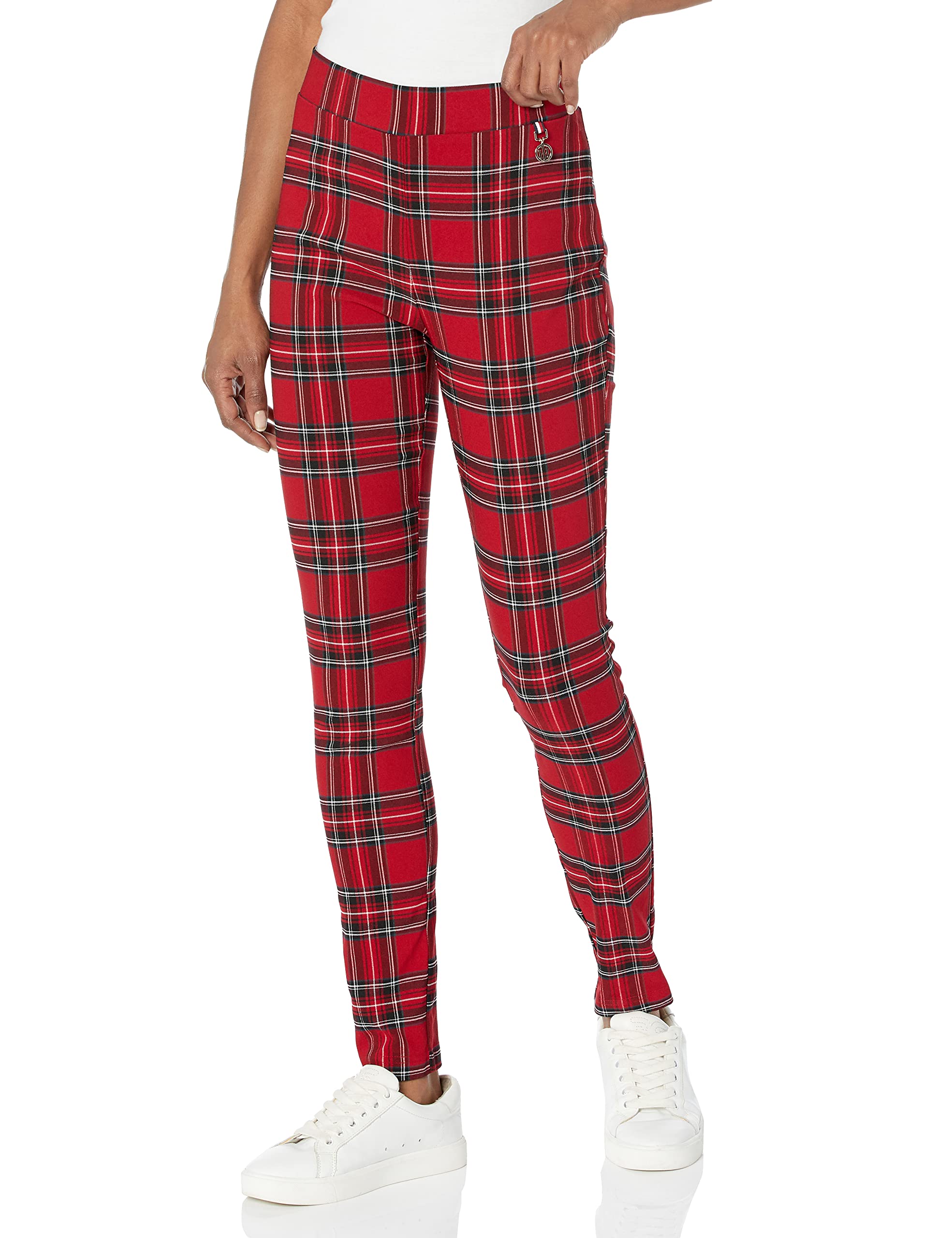 Tommy Hilfiger Women's Classic Stretch Pull-On Work Pants - Comfortable Office & Business Casual Trousers for Professional Women