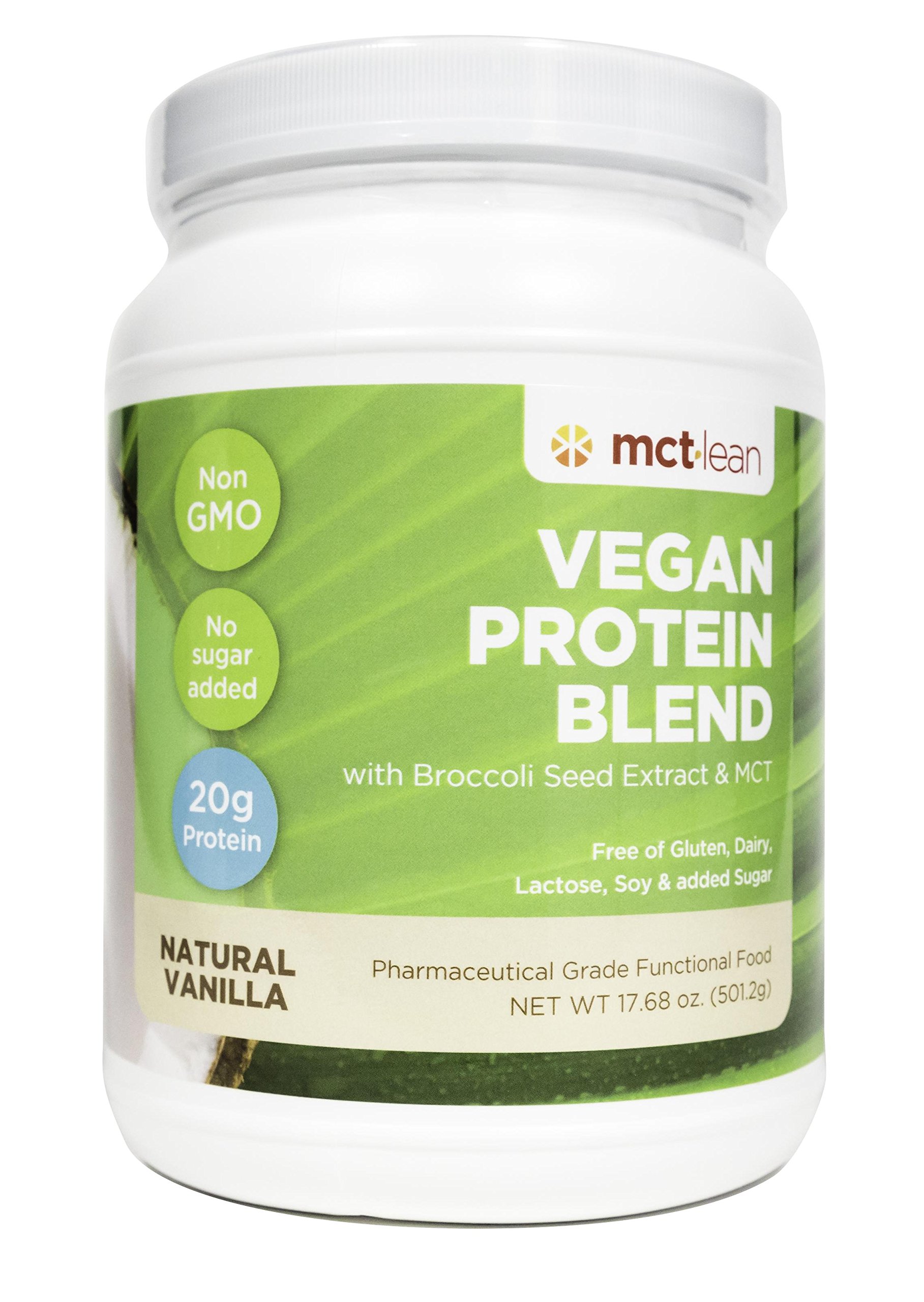 Karen Malkin Health Vegan Protein Powder - Natural Vanilla Flavor, Sugar-Free Plant-Based Protein Supplement for Smoothies, Baking & Post-Workout Recovery