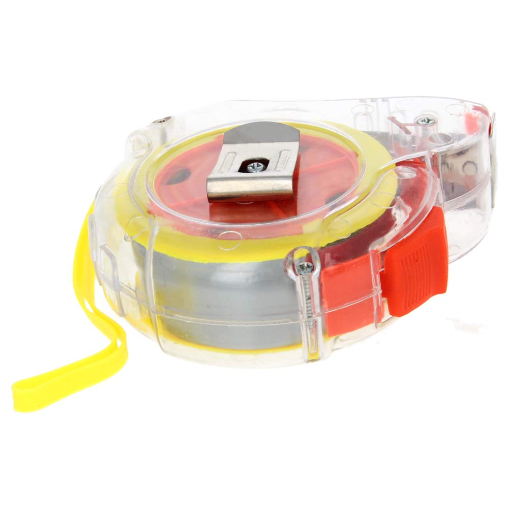 Utoolmart 10m / 32.8ft Retractable Steel Tape Measure - Professional Metric Scale Measuring Tool with Durable Plastic Case (1 Pack) - Perfect for Construction, DIY Projects, Home Improvement & Crafting