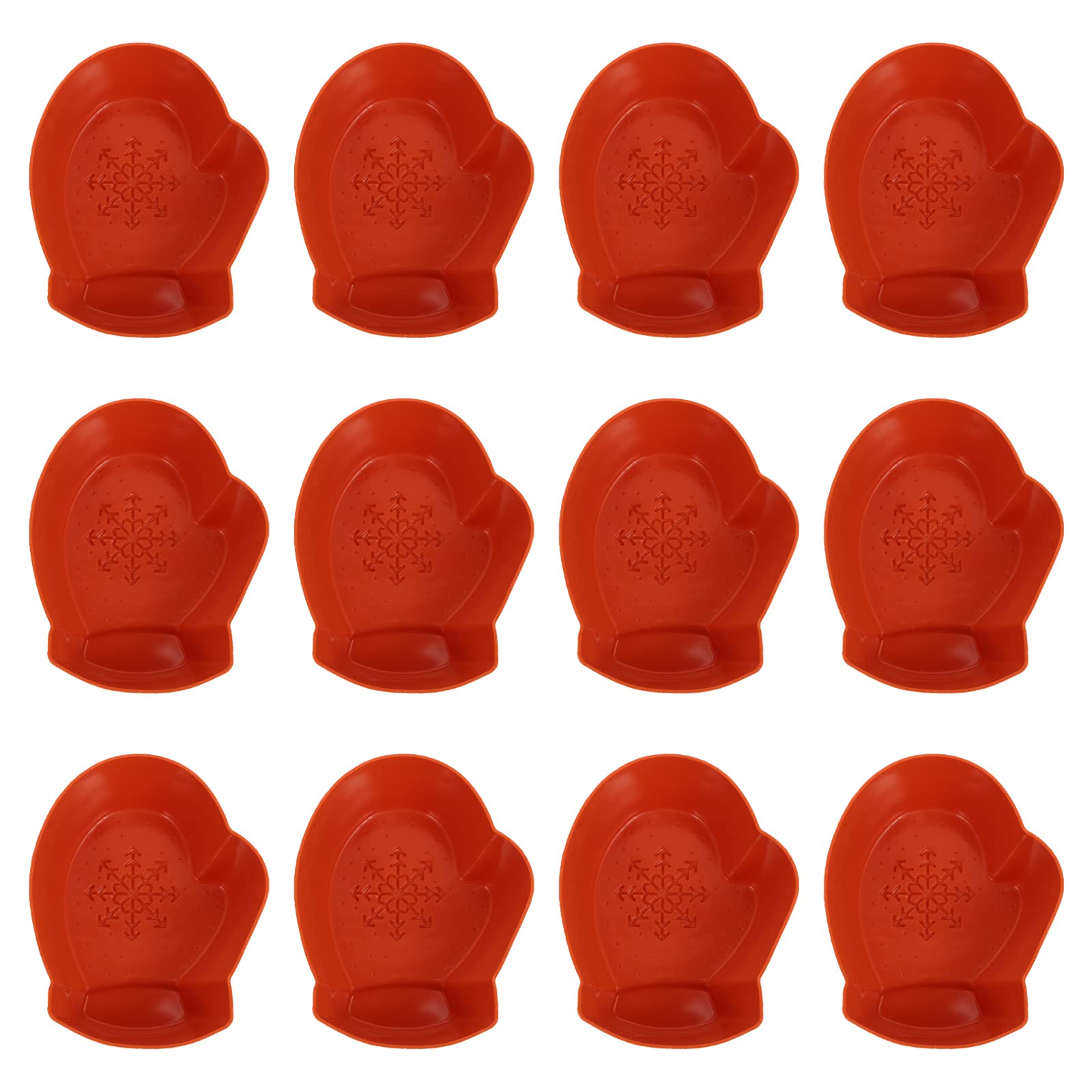 12Pcs Reusable Silicone Baking Cups - Non-Stick Cake Molds for Cupcakes, Muffins & Desserts - Christmas Party Decorations & Holiday Kitchen Supplies - Perfect for Baking, Party Decor & Gift Giving