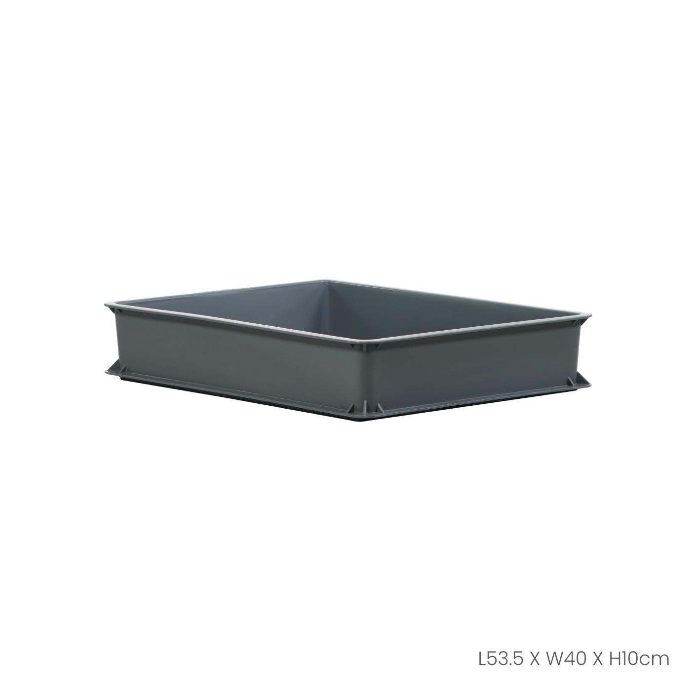 Heavy Duty Industrial Plastic Storage Container (ID3902) - Stackable Bins for Warehouse, Garage & Workshop Organization