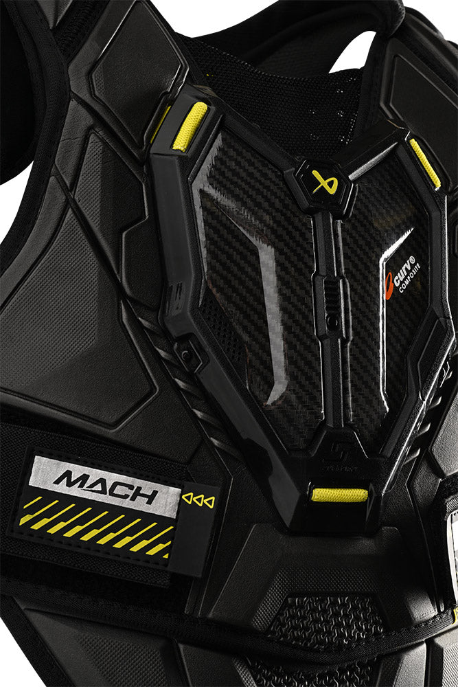 Bauer Supreme Mach Intermediate Ice Hockey Shoulder Pads - Youth & Adult Protective Gear for Hockey Players - Perfect for Games, Practice & Training Sessions