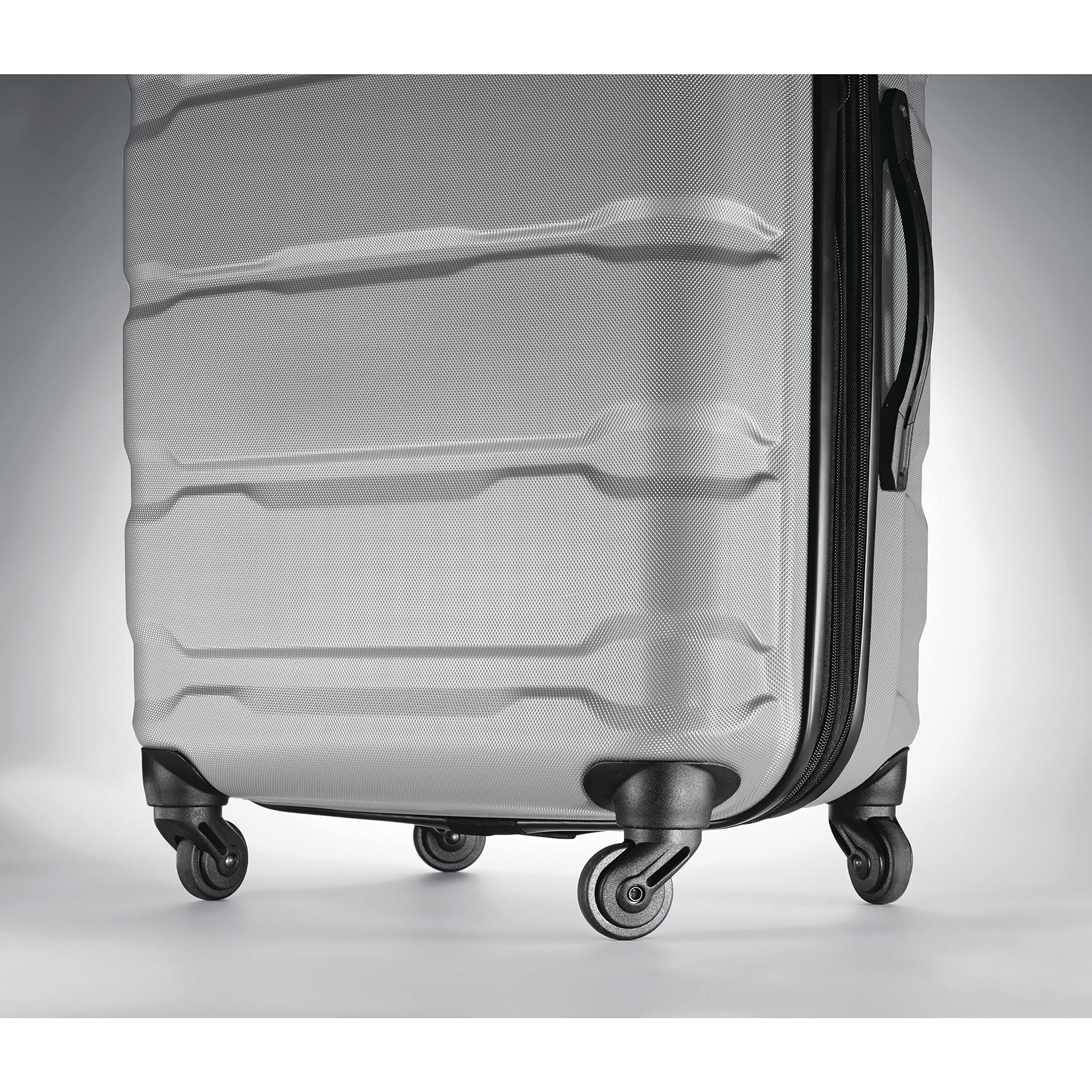 Samsonite Omni PC Hardside Expandable Spinner Wheel Carry-On Luggage 20-Inch, Silver - Perfect for Air Travel & Business Trips