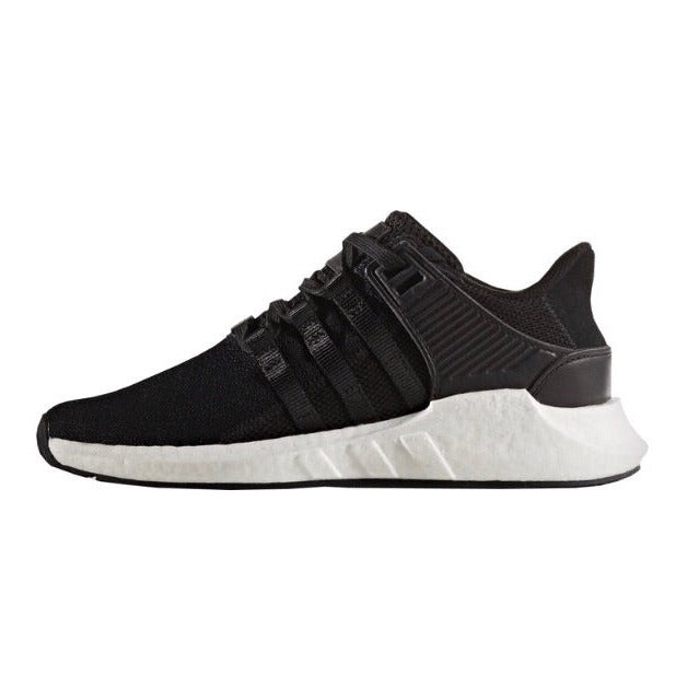 Adidas EQT Support 93/17 Milled Leather Black Sneakers - Men's Running Shoes for Gym & Casual Wear