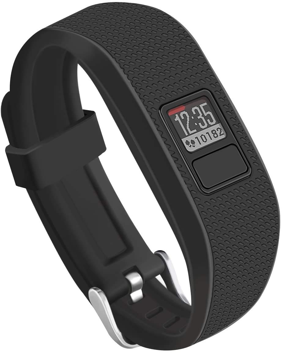 OenFoto Replacement Bands for Garmin Vivofit 3 & Vivofit JR - Durable Silicone Watch Straps with Secure Metal Clasp (No Tracker Included) - Perfect for Kids Sports, Fitness Tracking & Everyday Wear