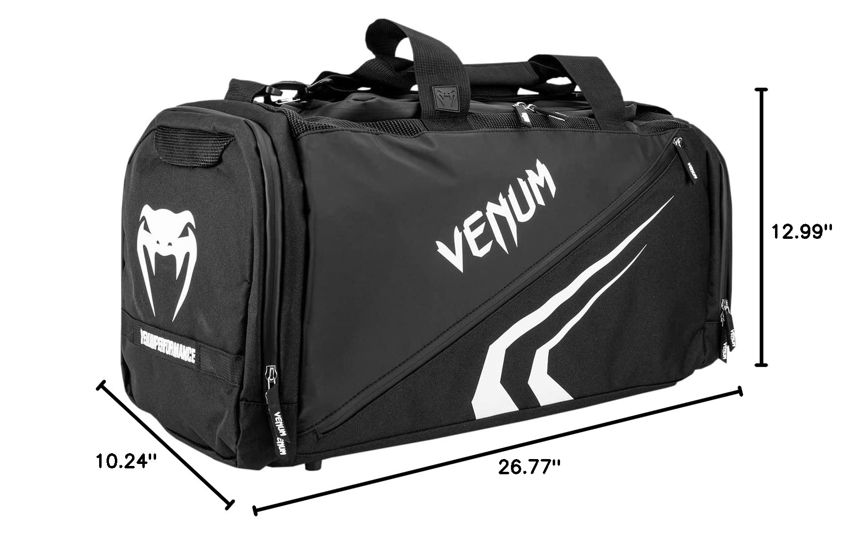 VENUM Trainer Lite Evo Sports Bag - Durable MMA & Boxing Gym Bag for Training, Travel & Competition - Perfect for Fighters, Athletes & Fitness Enthusiasts