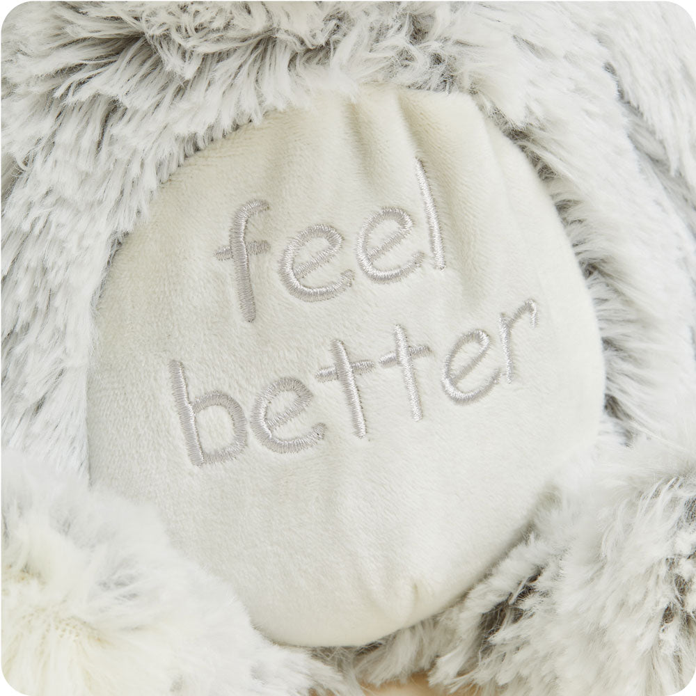 Feel Better Bear Warmies - Microwaveable Plush Heating Pad for Pain Relief, Stress & Anxiety - Cozy Comfort for Kids & Adults - Perfect for Colds, Muscle Aches & Relaxation