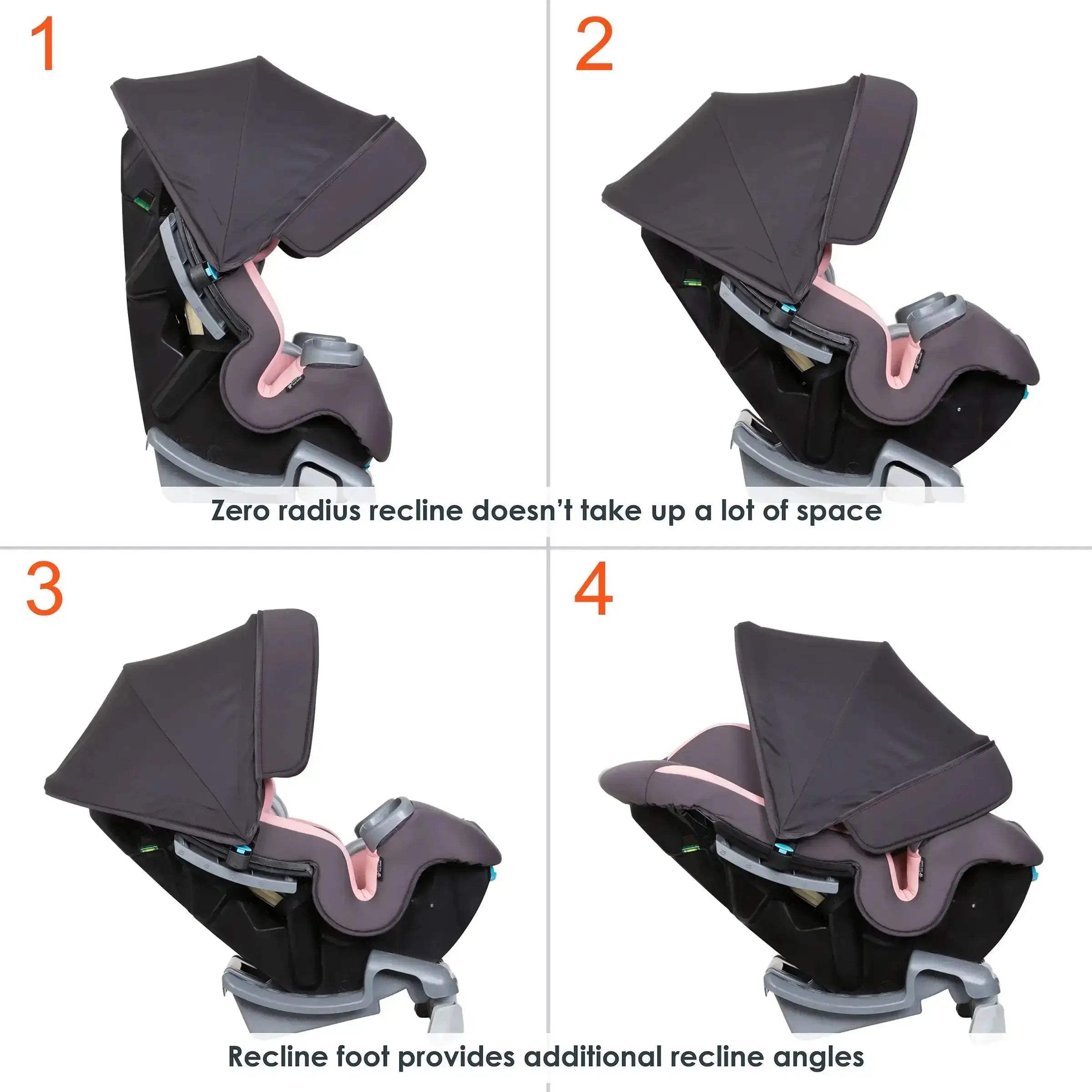 Cover Me™ 4-in-1 Convertible Car Seat for Infants to Toddlers - Safe & Comfortable Baby Car Seat with 5-Point Harness - Perfect for Travel, Road Trips & Everyday Use