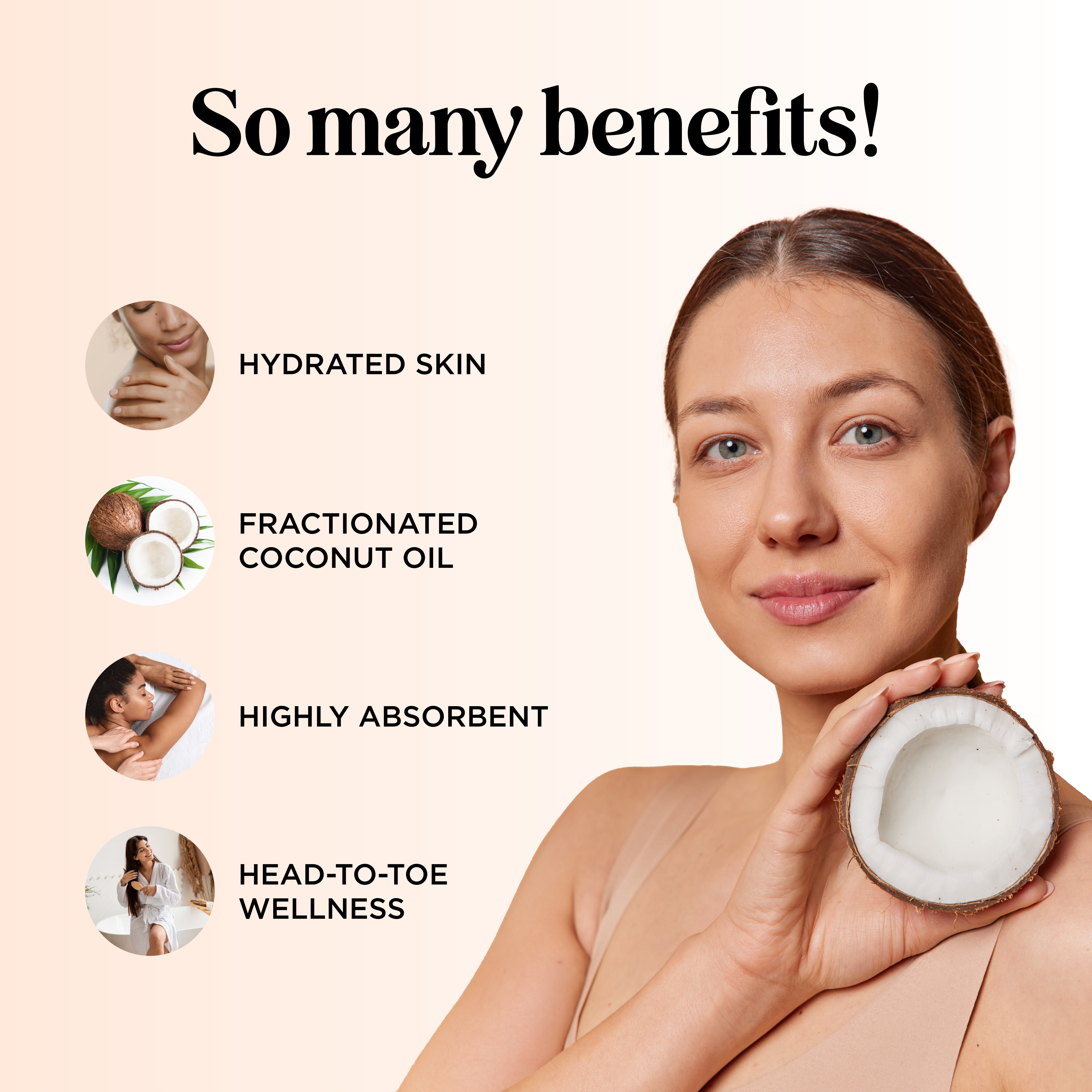 Organic Virgin Coconut Oil for Cooking, Hair & Skin Care - Cold Pressed, Unrefined, 100% Pure - Perfect for Baking, Moisturizing & Healthy Recipes