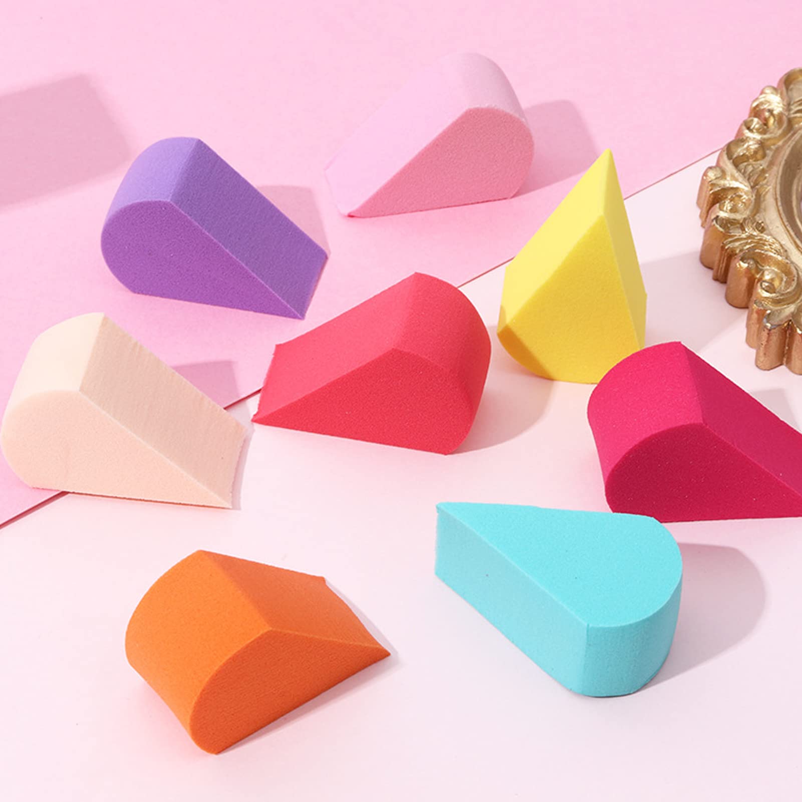 12PCS Petal Makeup Sponges - Soft Beauty Blenders for Foundation, Cream & Powder Application - Perfect for Professional Makeup, Face Painting & Everyday Cosmetics - Ideal for Makeup Artists, Beginners & Home Use