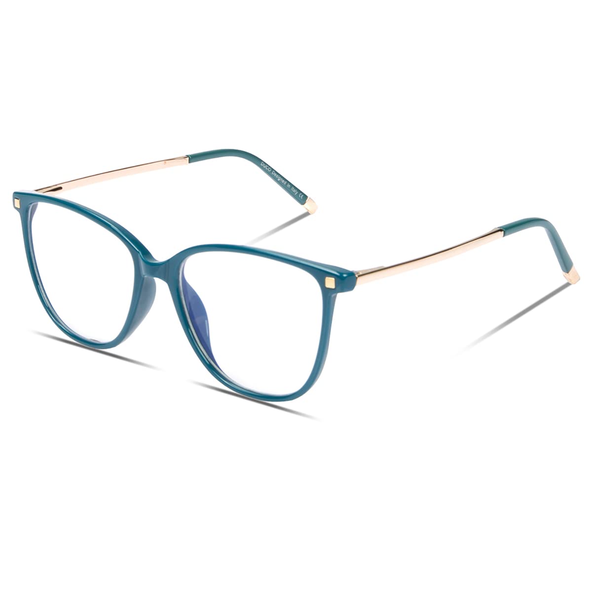 DUCO Blue Light Blocking Glasses for Men & Women - Anti Eye Strain Computer Glasses, Gaming Glasses with UV Protection - Reduce Digital Fatigue for Office Work, Reading & Screen Time (Model DC5209)