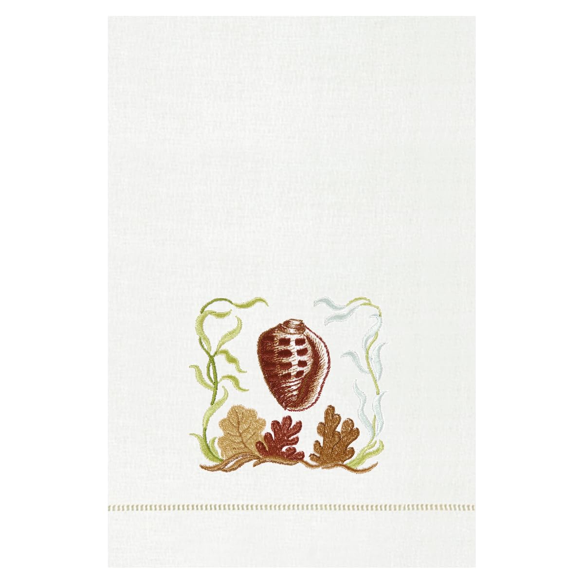 C&F Home Natural Conch Shell Woven Kitchen Towel Set - 18