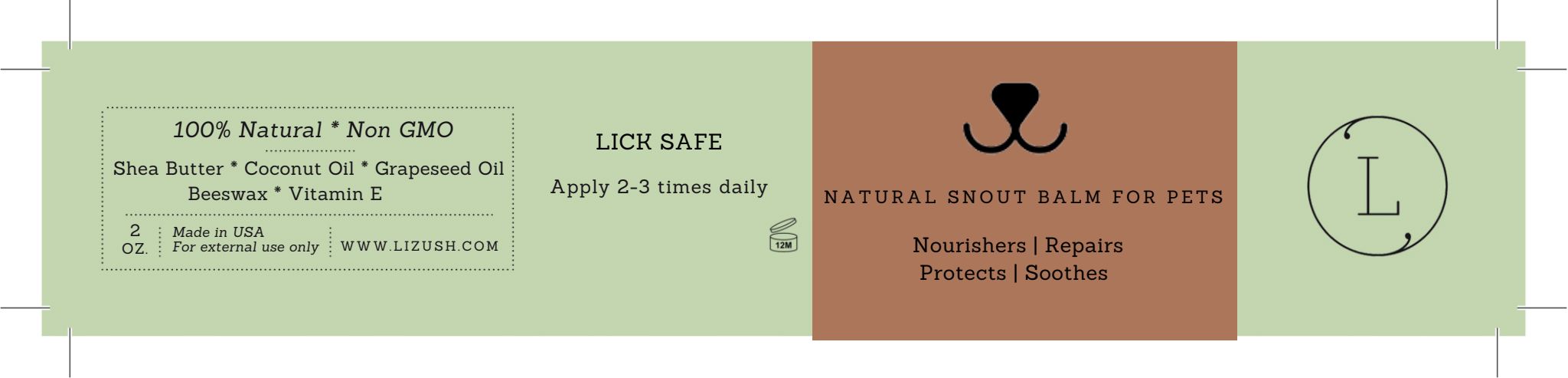 Natural Snout Balm for Dogs & Cats - Organic Nose Balm for Dry, Cracked Snouts - Soothing Pet Care for All Seasons - Perfect for Outdoor Adventures & Indoor Comfort