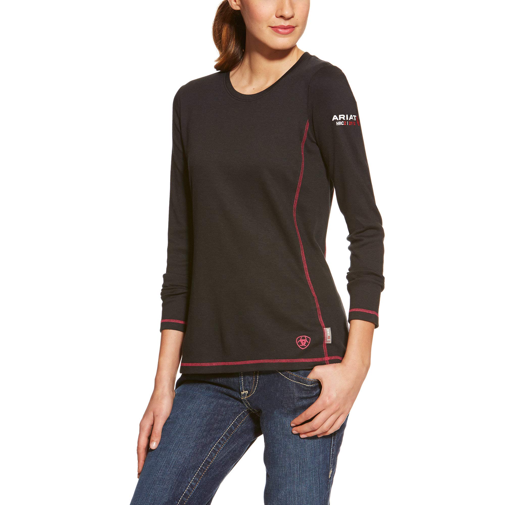 Ariat Women's Flame-Resistant (FR) Polartec PowerDry Performance Top - Moisture-Wicking & Breathable for Work, Outdoor & Active Wear