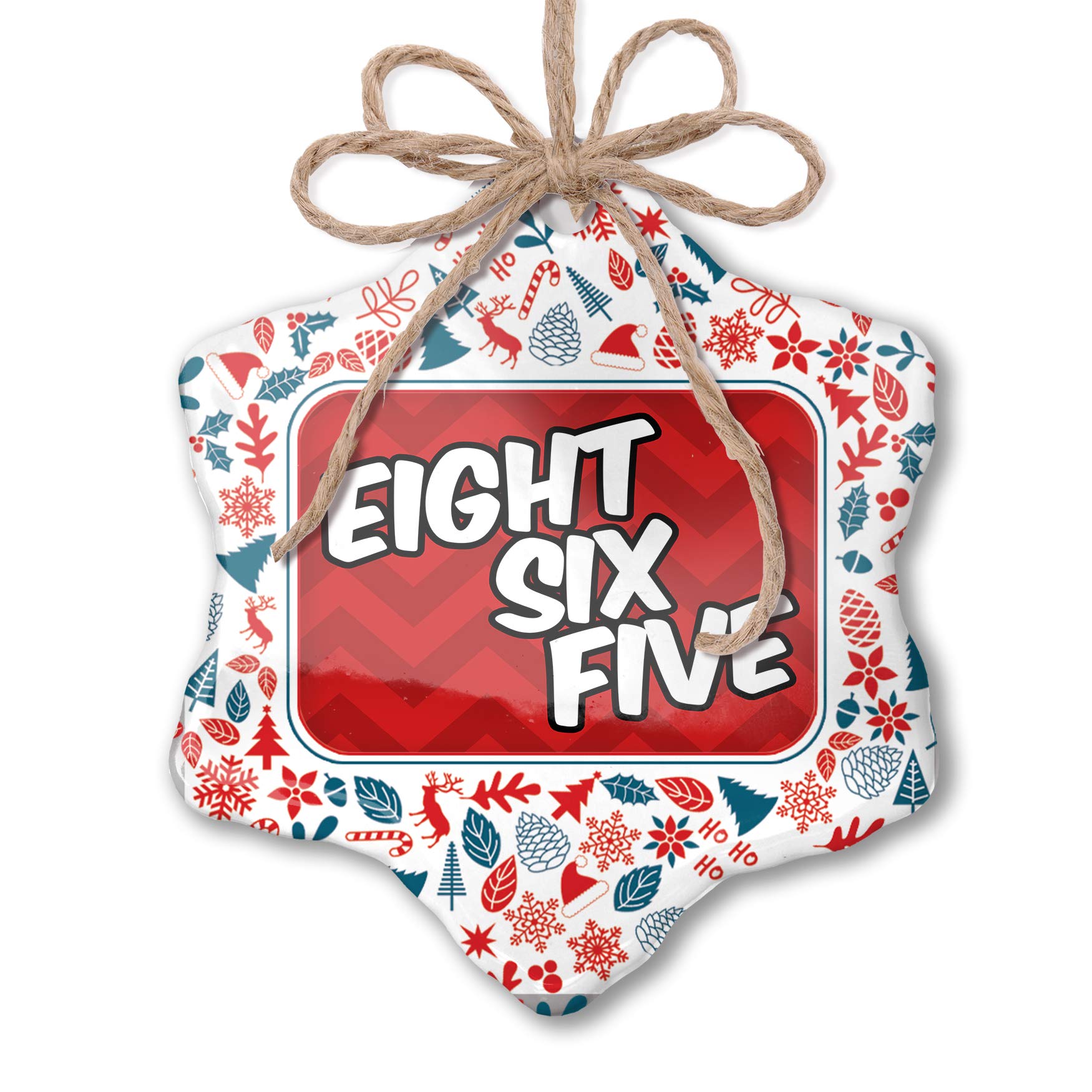 Christmas Ornament 865 Knoxville TN - Patriotic Red White Blue Holiday Decor for Tree, Wreath & Festive Home Decorations