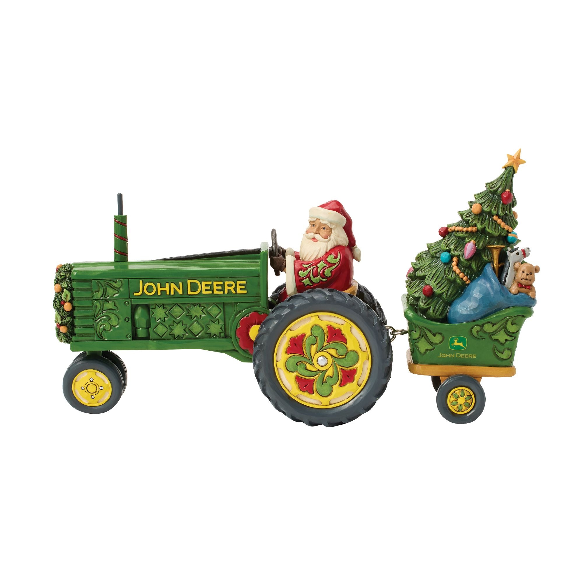 Santa on Tractor with Toys - Christmas Decorations for Home, Yard, and Holiday Parties - Perfect for Indoor and Outdoor Festive Decor