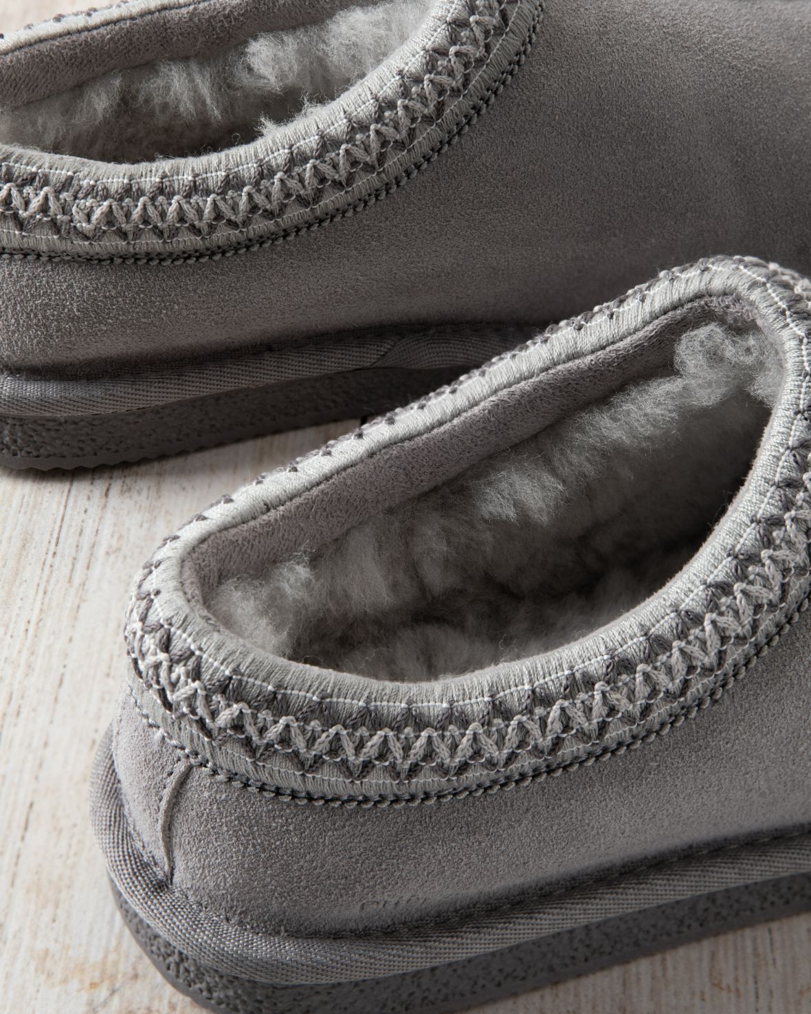 Soft Suede Sheepskin Short Boot Slippers for Women - Cozy Grey Indoor/Outdoor House Shoes - Perfect for Winter, Lounge & Home Comfort