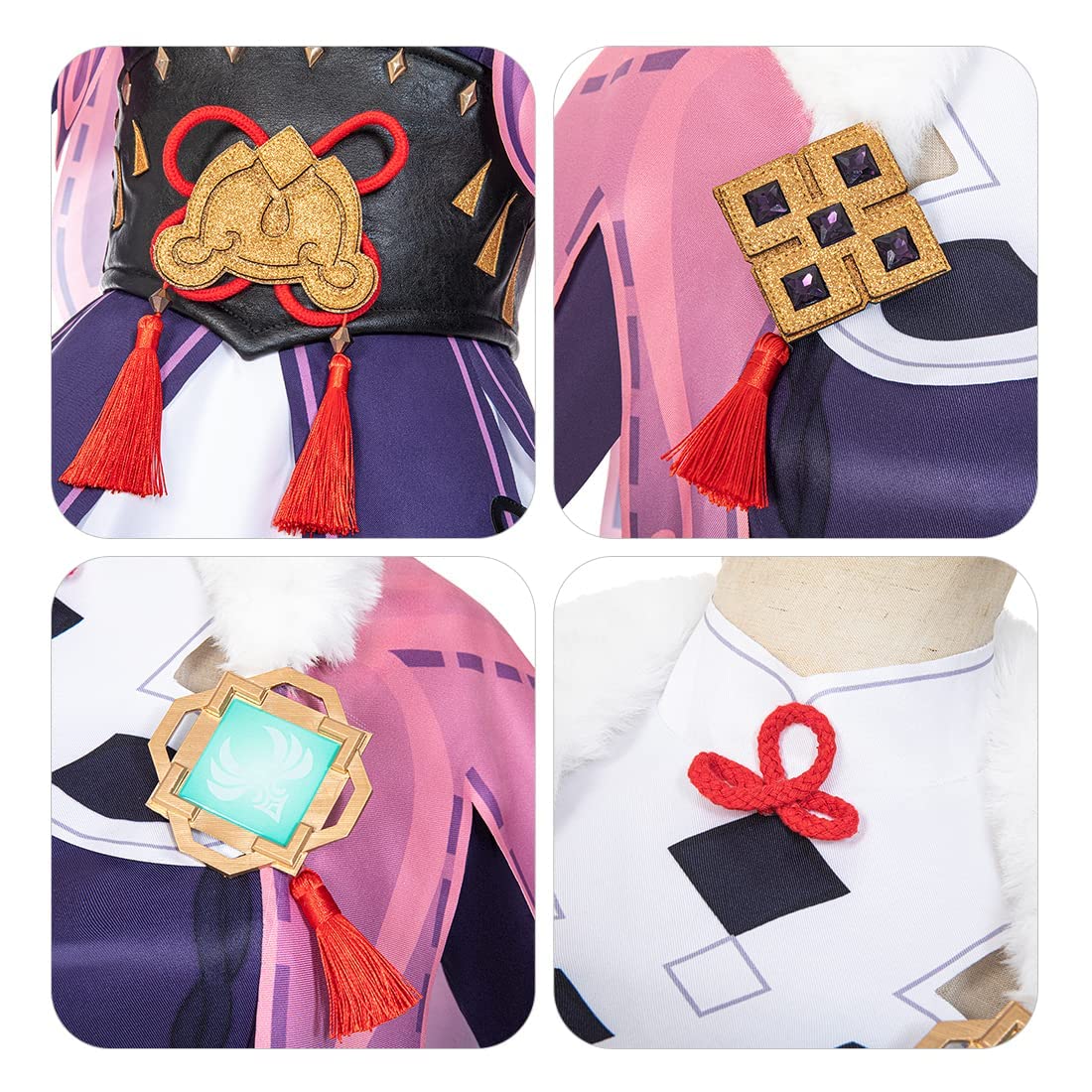 Genshin Impact Cosplay Costume Set - Game Character Uniform Outfit for Halloween, Anime Conventions & Themed Parties | Perfect for Cosplay Enthusiasts & Fans