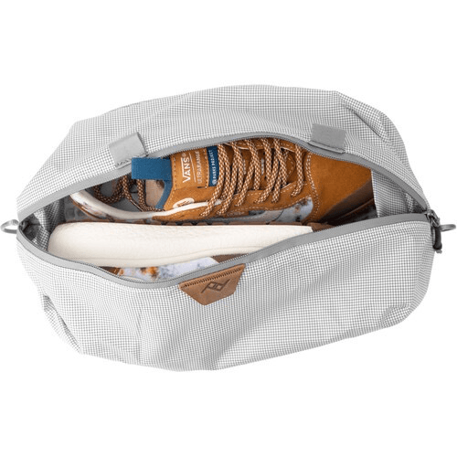 Peak Design Shoe Pouch - Waterproof Travel Shoe Bag for Men & Women - Compact Storage for Gym, Hiking & Air Travel - Durable & Lightweight Shoe Organizer