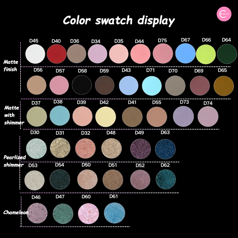 WOSUPRE Chameleon All-In-One DIY Eyeshadow Palette - Customizable Makeup Kit for Professional & Everyday Use - Perfect for Travel, Parties, and Creative Looks
