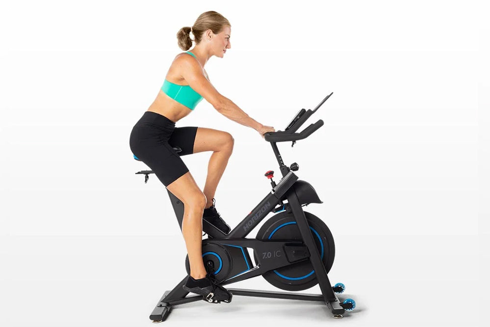 Horizon 7.0 IC Indoor Cycling Bike - Premium Home Exercise Bike for Cardio & Strength Training - Perfect for Home Gym, Apartment Workouts & Fitness Enthusiasts