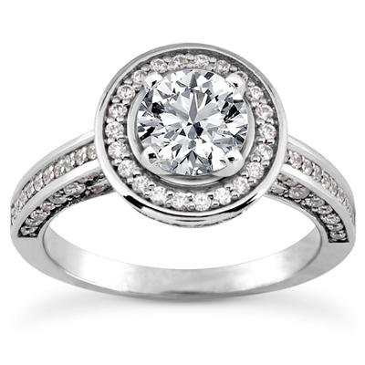 1.71 Carat TW Round Diamond Engagement Ring Set - Modern Style with Matching Wedding Band - Perfect for Proposals, Anniversaries & Bridal Jewelry
