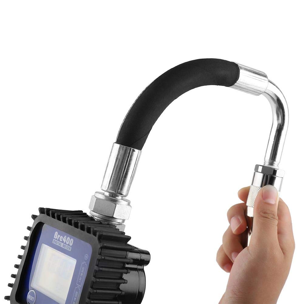1pc Digital Lube Gun Pistol Oil Nozzle with Meter - Precision Grease Dispenser for Automotive, Industrial & Machinery Maintenance