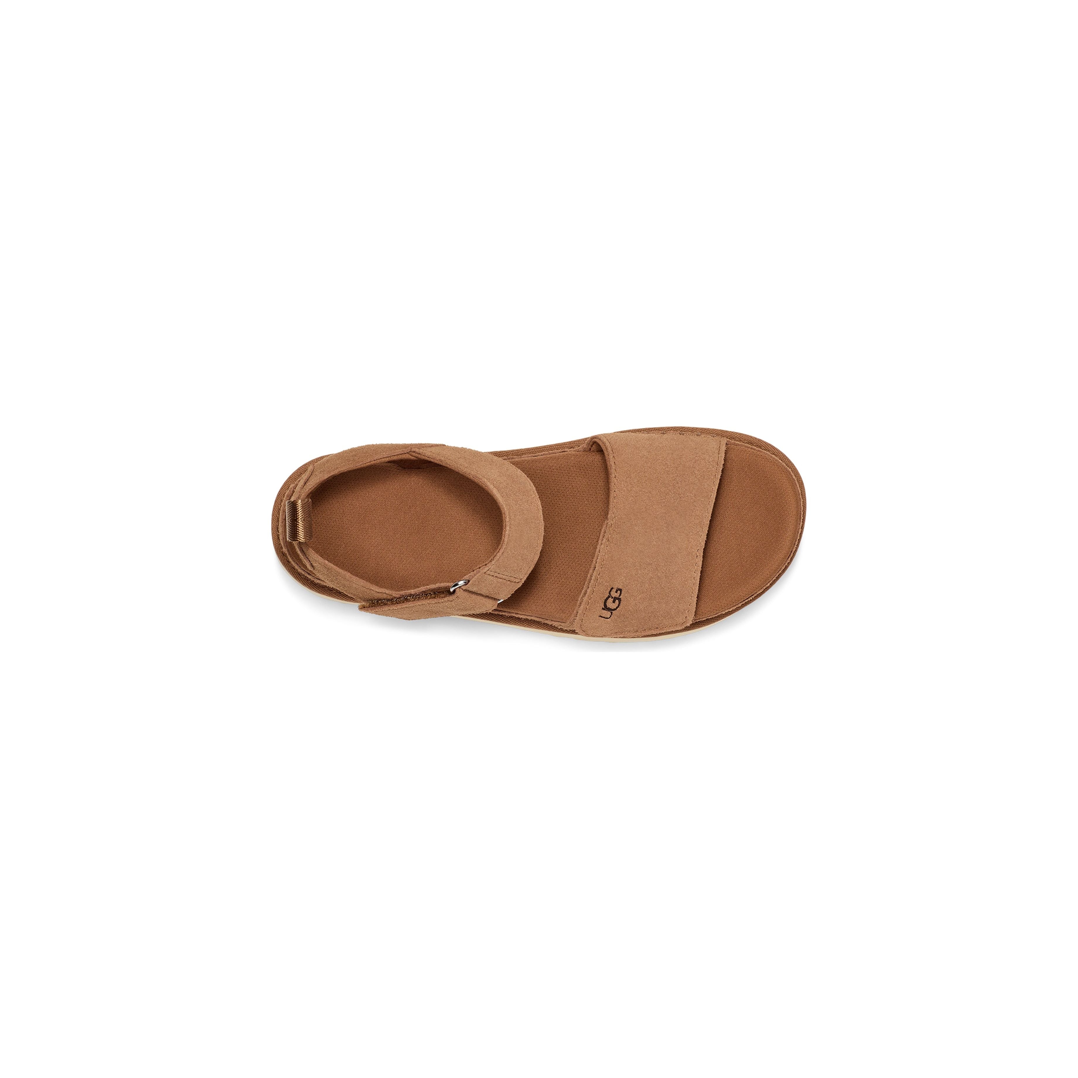 UGG Women's Goldenstar Comfort Slide Sandals - Soft Suede & Cushioned Footbed for Summer, Beach, and Casual Wear