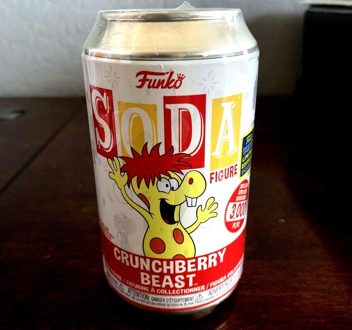 Funko Pop Soda Crunchberry Beast 2020 SDCC Exclusive Limited Edition 3000 - Rare Collectible Vinyl Figure for Comic Con Fans & Pop Culture Enthusiasts - Perfect for Display, Gifts, and Collectors