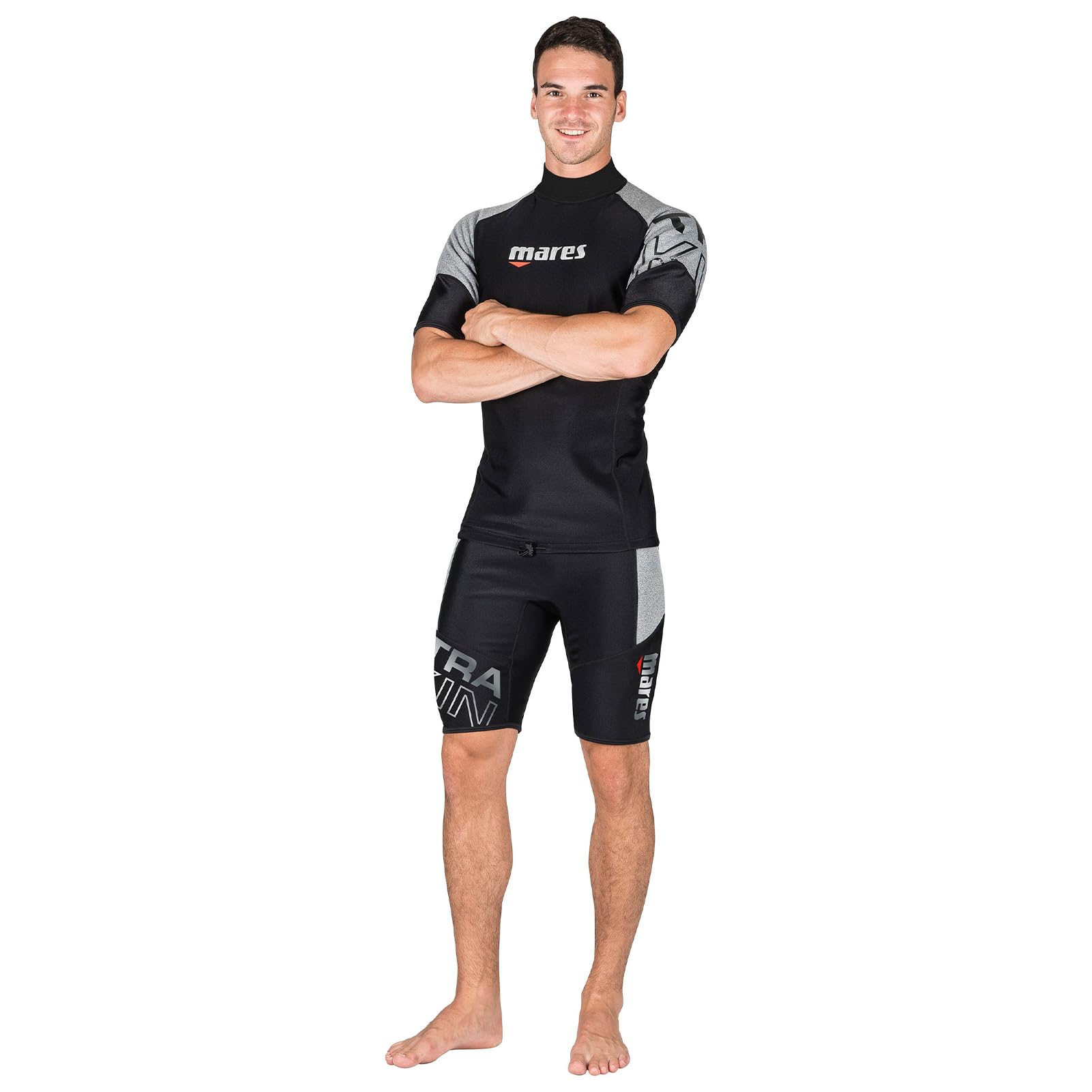Mares Men's Ultra Skin UPF 50+ Dive Shorts - Quick-Dry Cropped Undersuit for Scuba Diving, Snorkeling & Water Sports | Sun Protection Under Wetsuit for Swimming, Surfing & Beach Activities