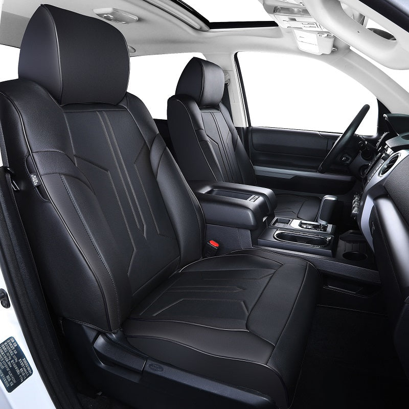 Premium Custom Toyota Tundra Seat Covers - Waterproof & Durable Neoprene Protection for Front & Rear Seats - Perfect for Off-Roading, Camping & Daily Commute