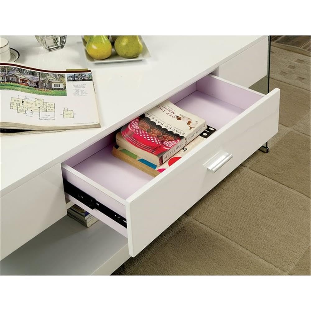 Modern White Wooden Storage Coffee Table with Lift Top - Stylish Living Room Furniture for Small Spaces & Home Organization