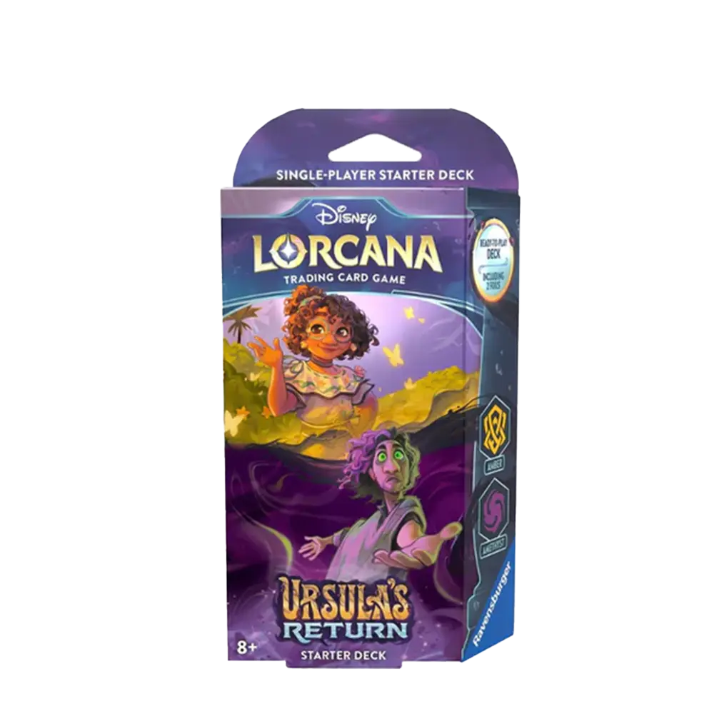 Disney Lorcana Ursula's Return Starter Deck - TCG Trading Card Game for Beginners & Collectors | Perfect for Game Nights, Tournaments & Disney Fans