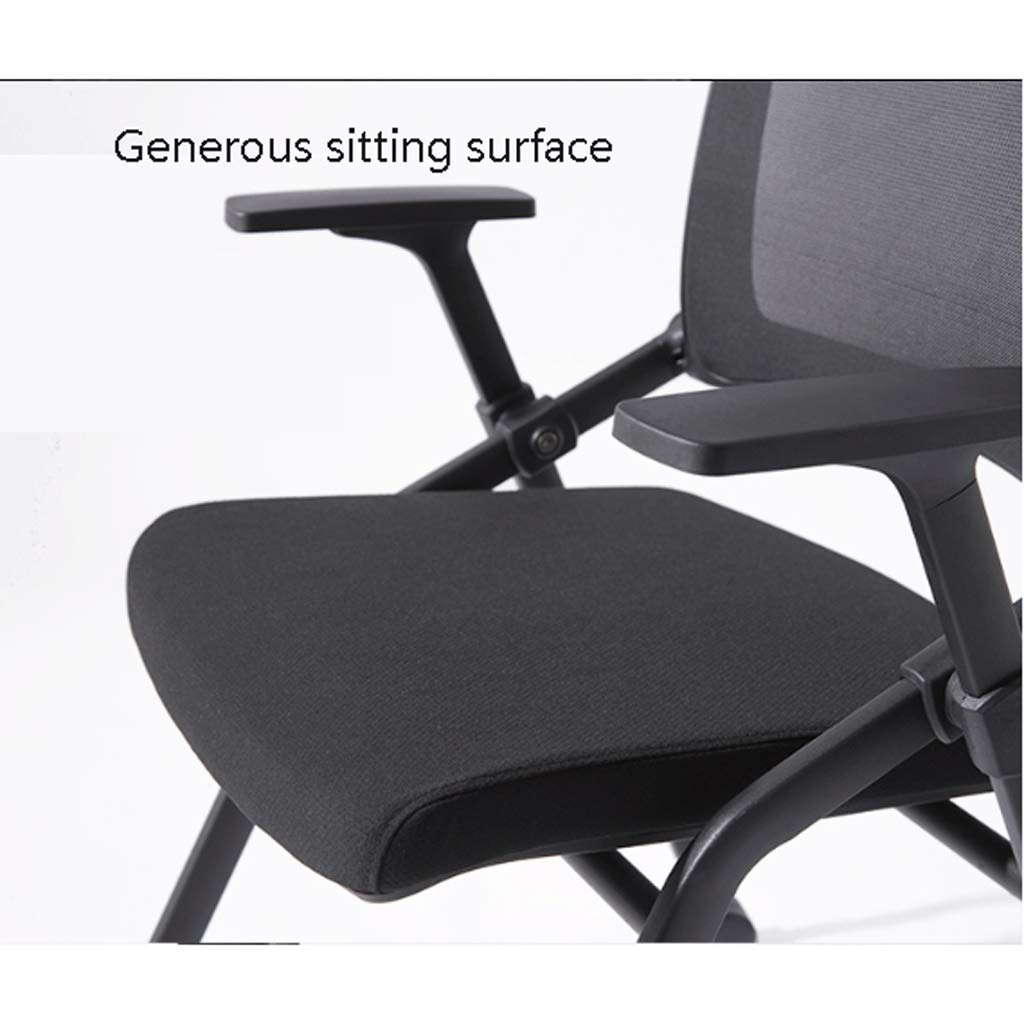 Ergonomic Mesh Office Chair - Adjustable Swivel Computer Chair with Lumbar Support for Home & Office Use, Breathable Backrest, Black - Perfect for Long Hours of Work or Gaming
