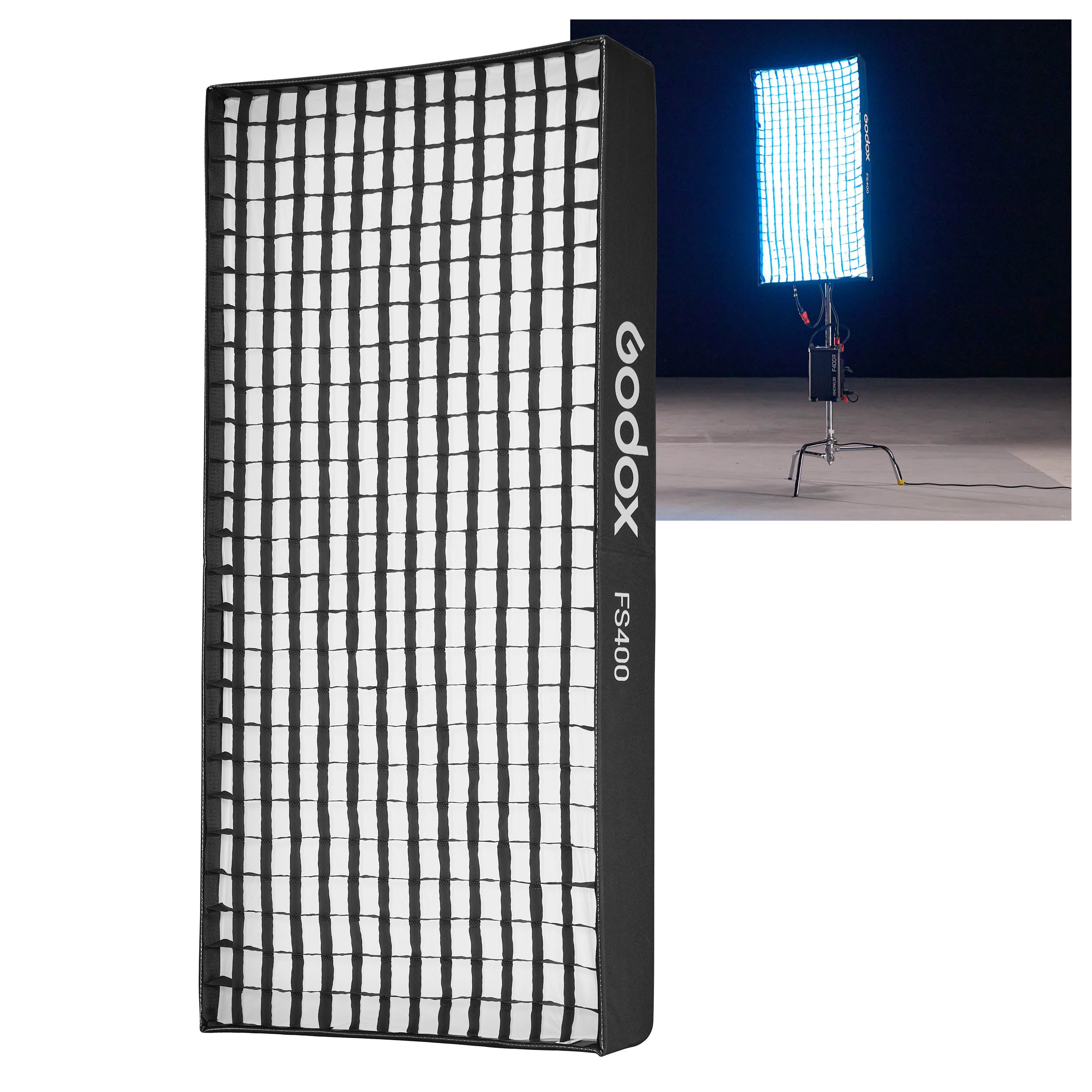 KNOWLED FS400 Softbox for F400Bi & F400R LED Panels - Professional Photography Lighting Diffuser for Studio, YouTube Videos, and Product Shoots
