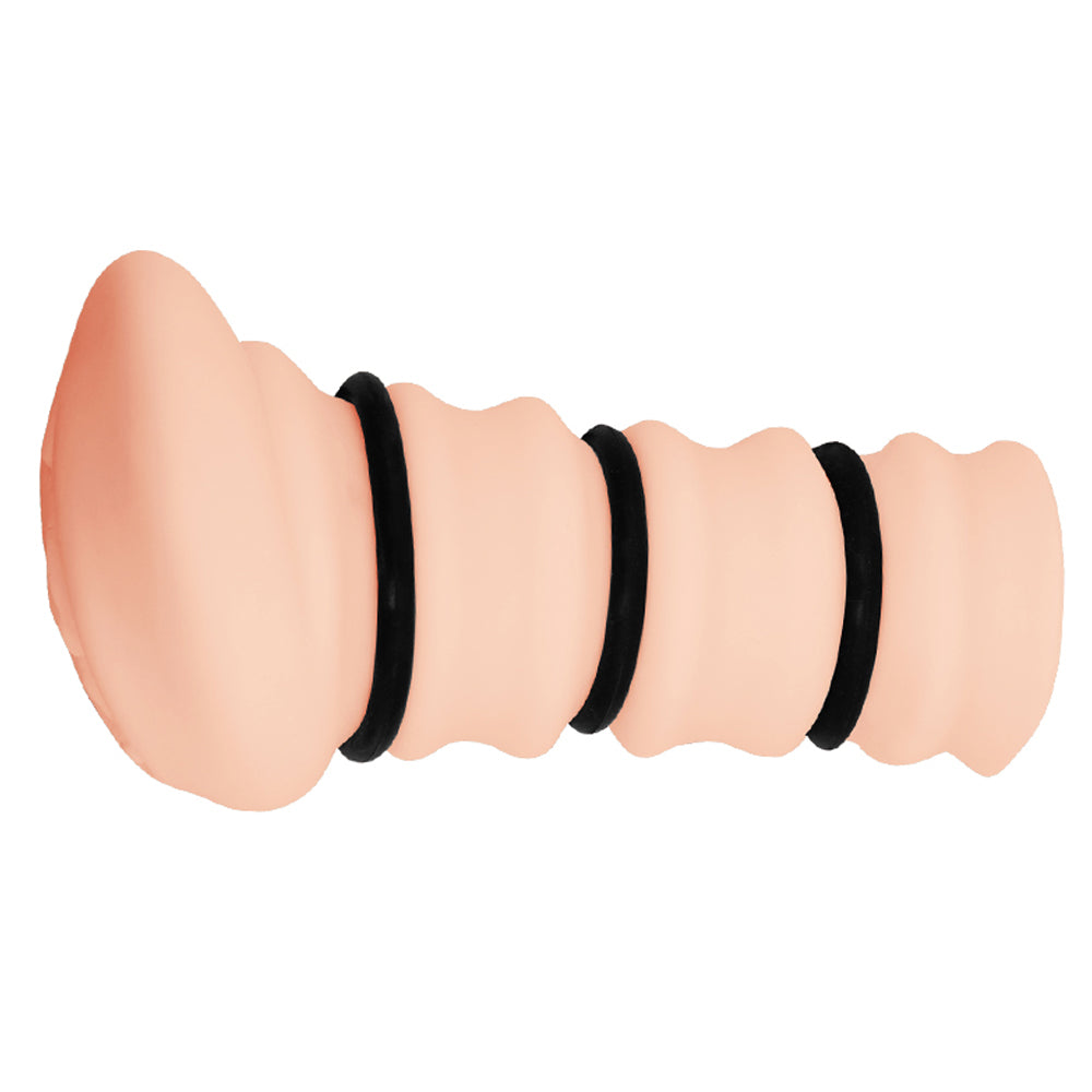 Crazy Bull Rossi Realistic Vagina Masturbator with Adjustable Tightness Rings - Lifelike Male Pleasure Toy for Solo Play & Couples Use