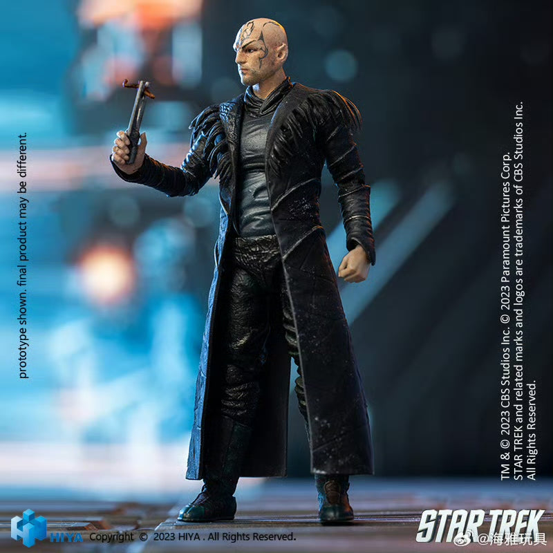 PRE ORDER 1/18 Scale HIYA 4-Inch Action Figure - Exquisite Mini Series STAR TREK 2009 Nero Collectible - Perfect for Display, Gifts & Sci-Fi Collections