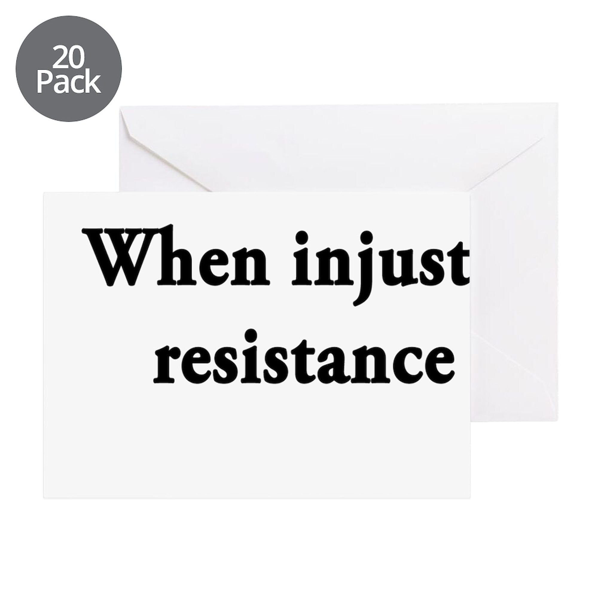 Resistance Bumper Sticker 10x3 Inch - Durable Vinyl Car Decal for Cars, Laptops & Windows - Political Statement Sticker for Activists & Protesters